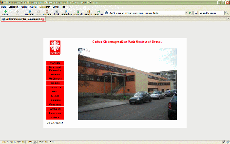 Homepage der Caritas KiTa